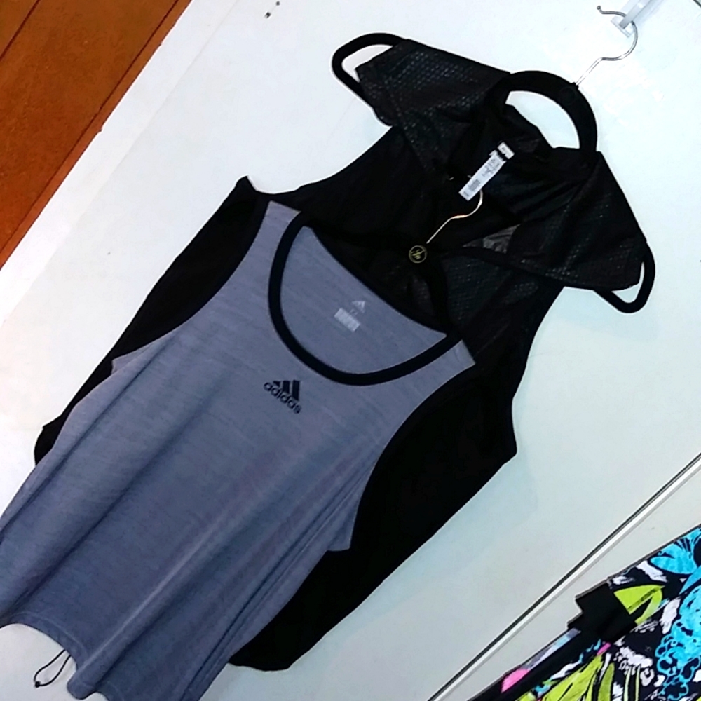 Adidas top and vest *0570*